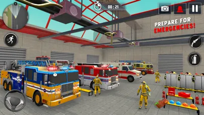 Fire Truck Simulator Rescue HQ स्क्रीनशॉट