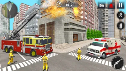 Fire Truck Simulator Rescue HQ स्क्रीनशॉट