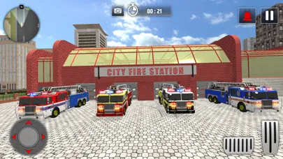 Fire Truck Simulator Rescue HQ स्क्रीनशॉट