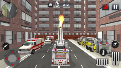 Fire Truck Simulator Rescue HQ स्क्रीनशॉट