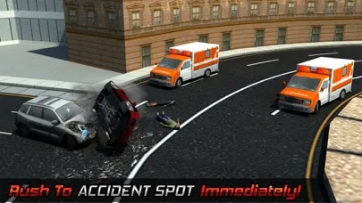 تصاویر 911 Emergency Ambulance Driver Duty: Fire-Fighter Truck Rescue