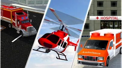 تصاویر 911 Emergency Ambulance Driver Duty: Fire-Fighter Truck Rescue