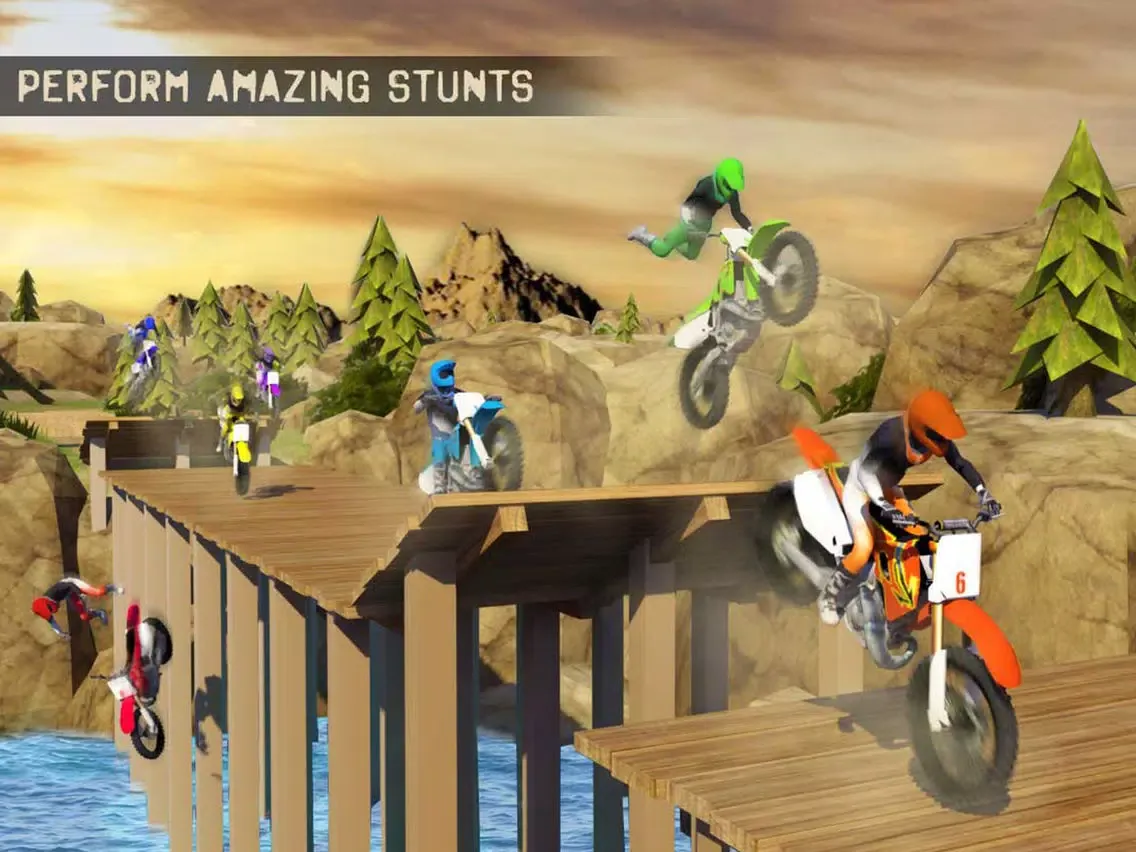 Dirt Bike Racing PRO: Trial Extreme Moto X Rider iPad  스크린샷