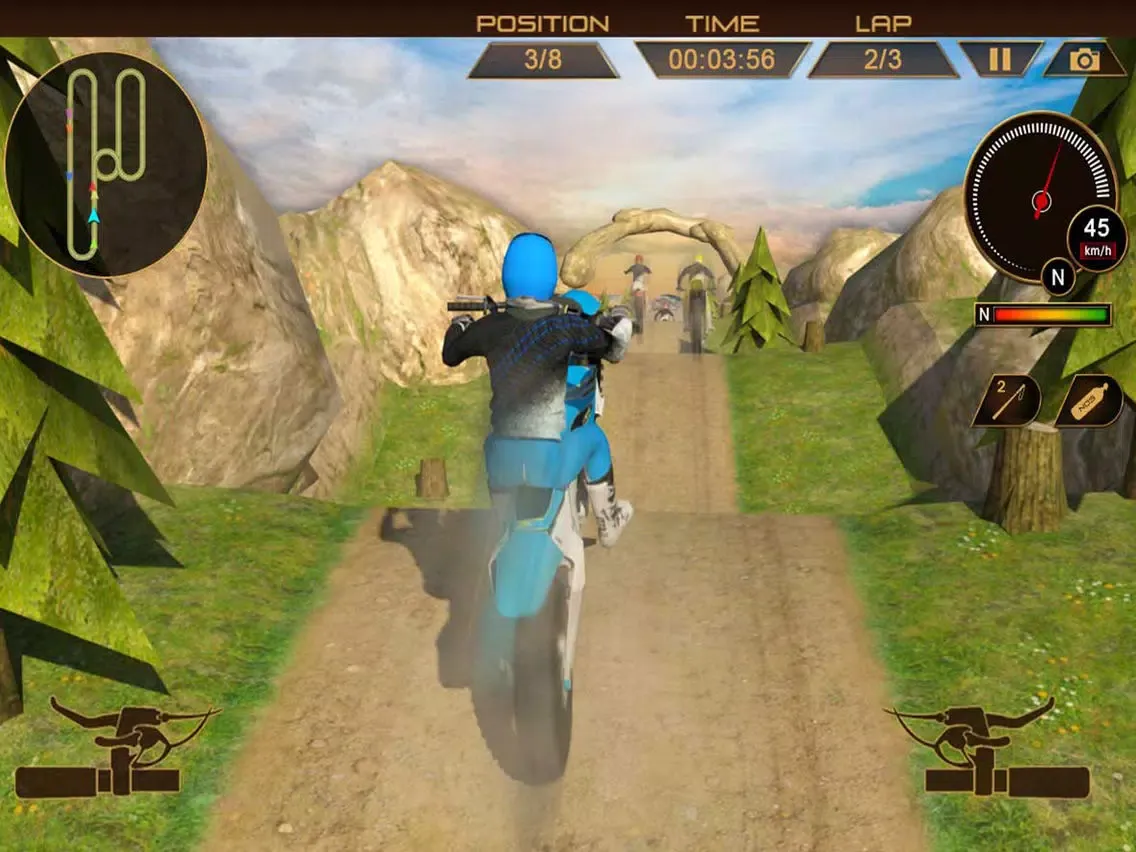 Dirt Bike Racing PRO: Trial Extreme Moto X Rider iPad  스크린샷