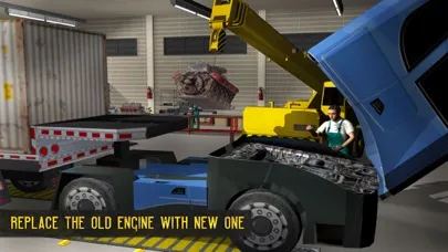Ảnh chụp màn hình của Euro Truck Mechanic Simulator - Engine Repair Shop