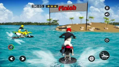 Скриншоты Water Surfer Dirt Bike Race 3D