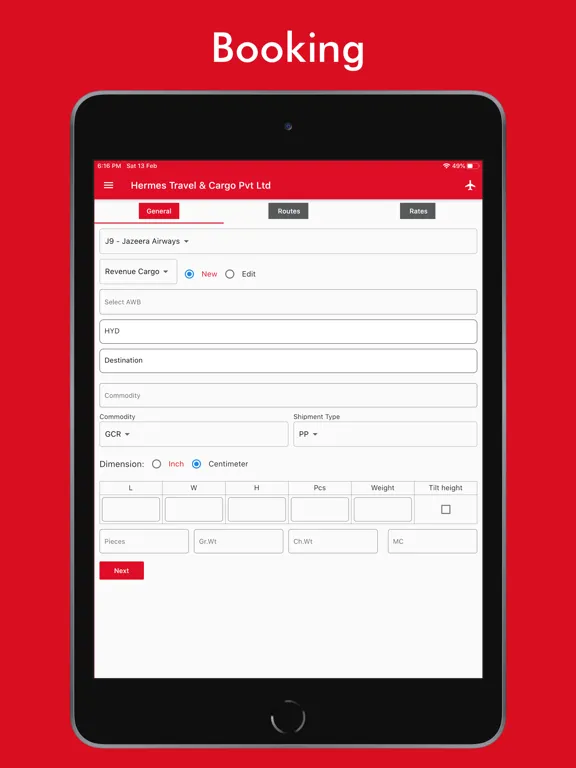 Captures d'écran de World Cargo Solutions iPad 