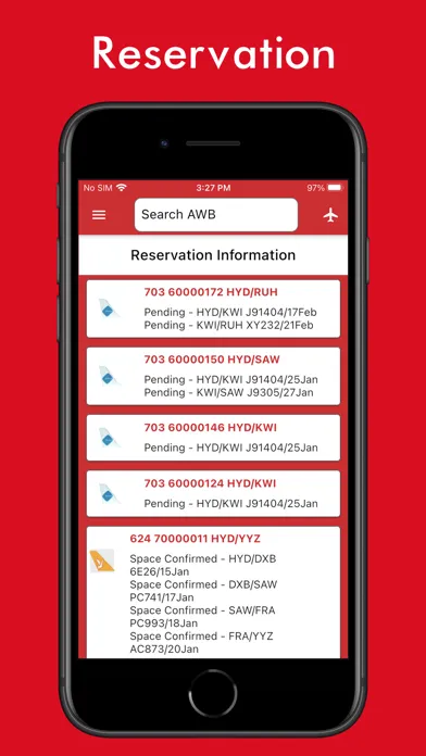 Captures d'écran de World Cargo Solutions