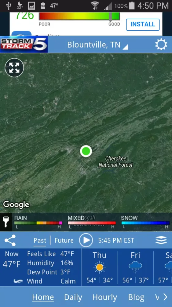 تصاویر WCYB StormTrack 5
