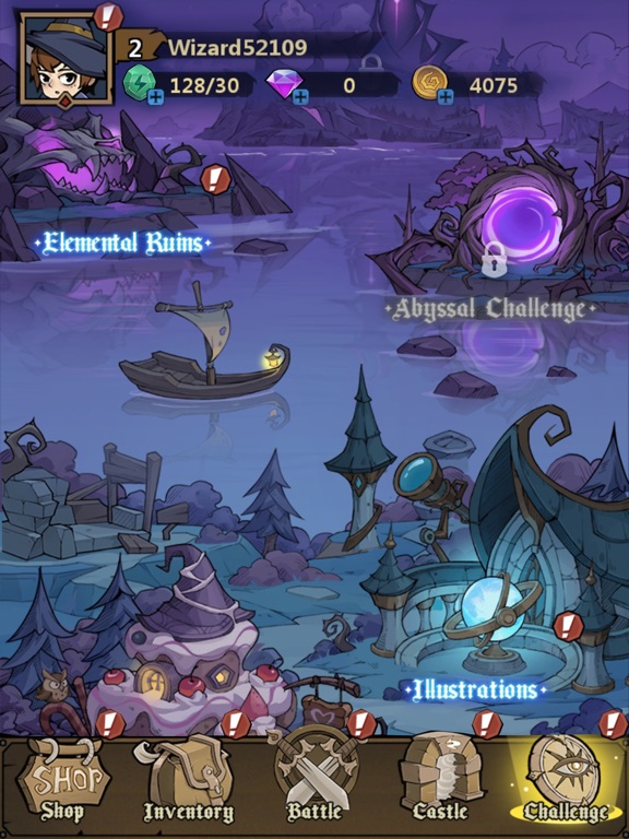 Wizard's Survival iPad  Screenshots
