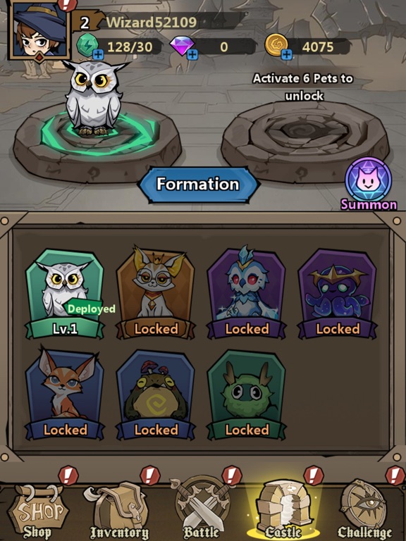 Wizard's Survival iPad  Screenshots