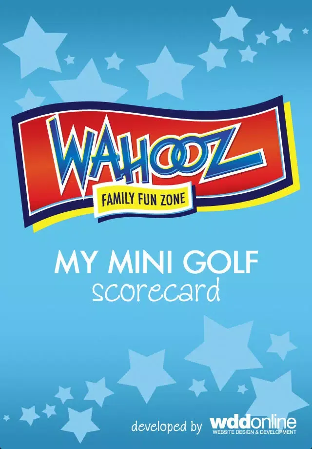 ภาพหน้าจอของ Wahooz Mini Golf Scorecard App