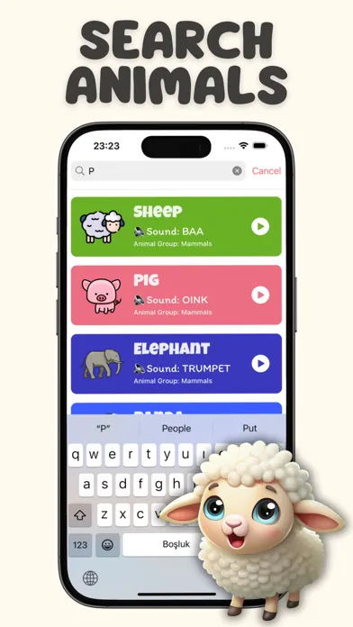 ภาพหน้าจอของ Animal Sounds: Fun Learn
