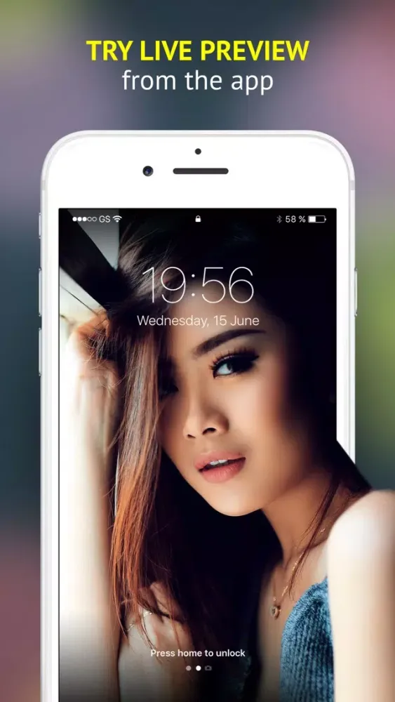 Tangkapan layar Live Wallpapers & HD Themes