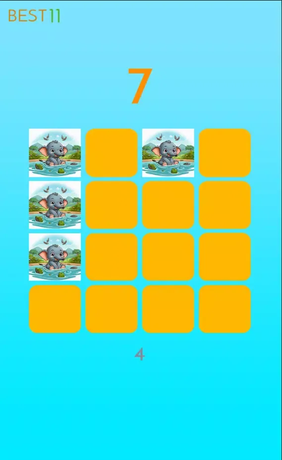 Cute Elephant Mind Puzzle Game Screenshots