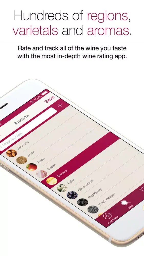 Zrzuty ekranu Wine Notes - Rate, Track and Share Your Wine