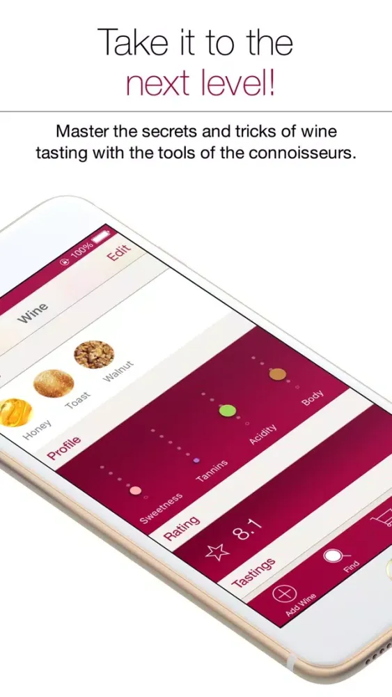 Zrzuty ekranu Wine Notes - Rate, Track and Share Your Wine