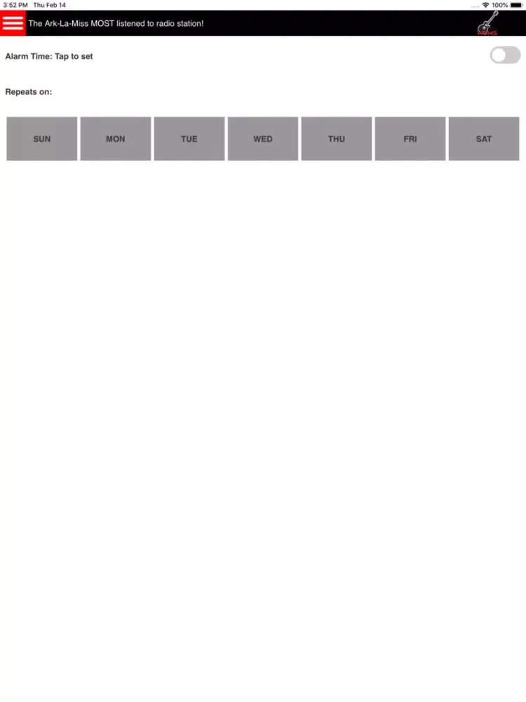 Скриншоты WDMS 100.7 FM iPad 