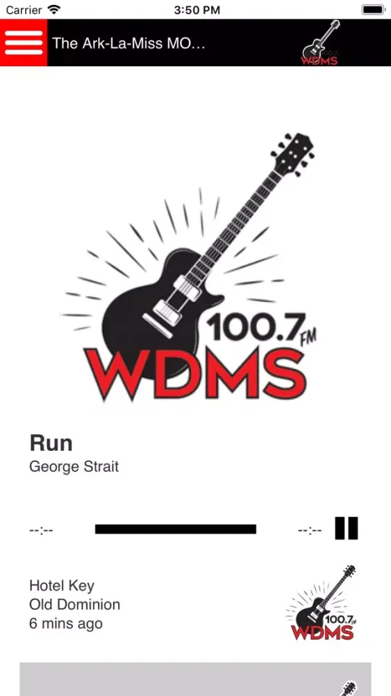 Скриншоты WDMS 100.7 FM