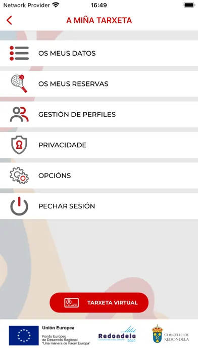 Capturas de pantalla de Tarxeta Cidadá Redondela