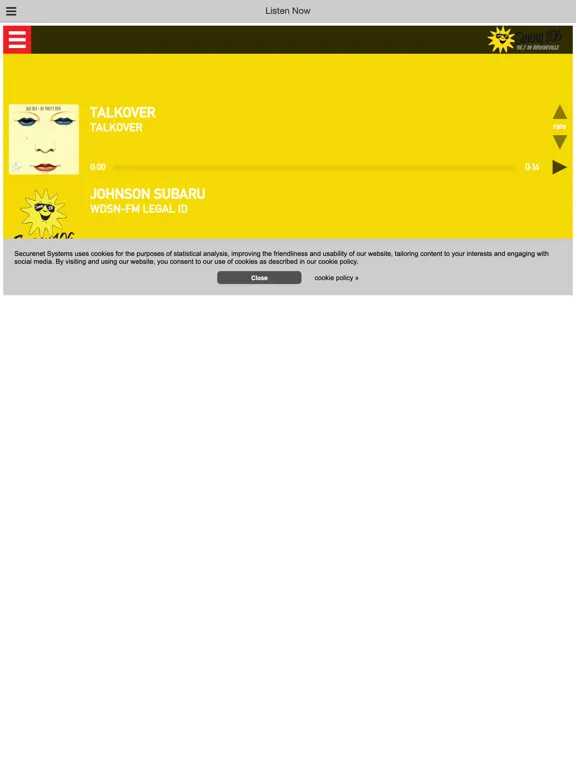 Sunny 106 iPad  Screenshots