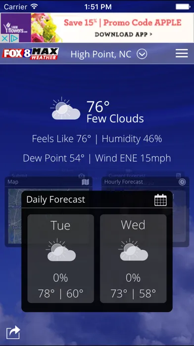 Скриншоты Fox8 Max Weather
