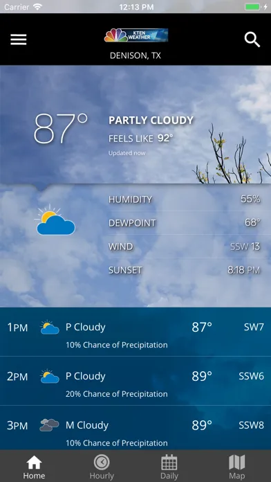 KTEN Weather應用截圖