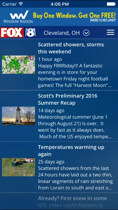 FOX8 Cleveland Weather Screenshots