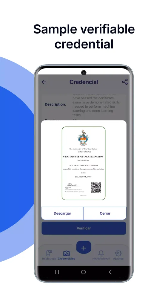 Ảnh chụp màn hình của REM ID CREDENTIAL