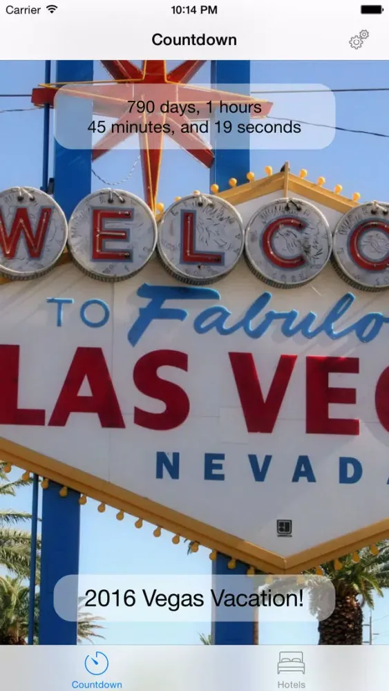 Vegas Vacation Countdown 스크린샷
