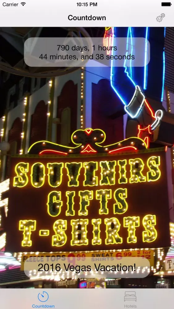 Vegas Vacation Countdown 스크린샷