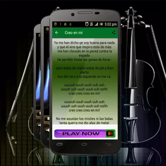 Screenshot di Natalia Jiménez de Canciones Creo en mi