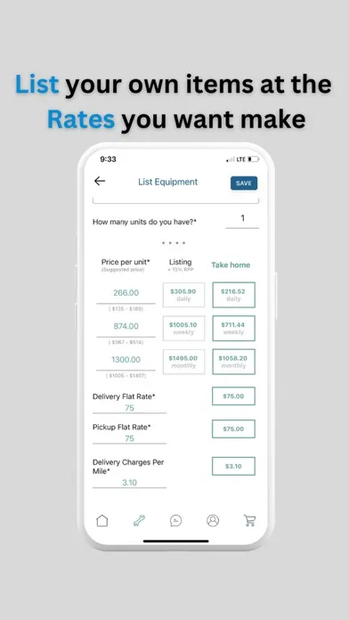 Screenshot di CLINK Construction Rentals