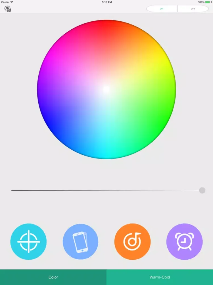Tangkapan skrin Smart Lamps iPad 