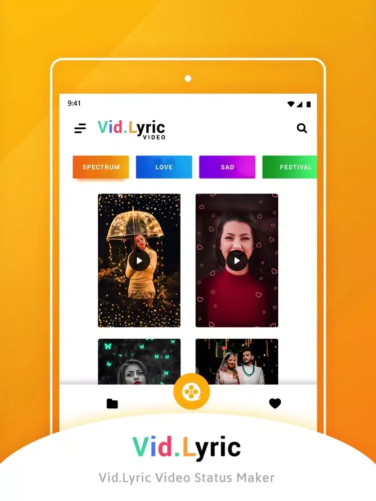Capturas de pantalla de Vid.Lyric - Status Video Maker iPad 