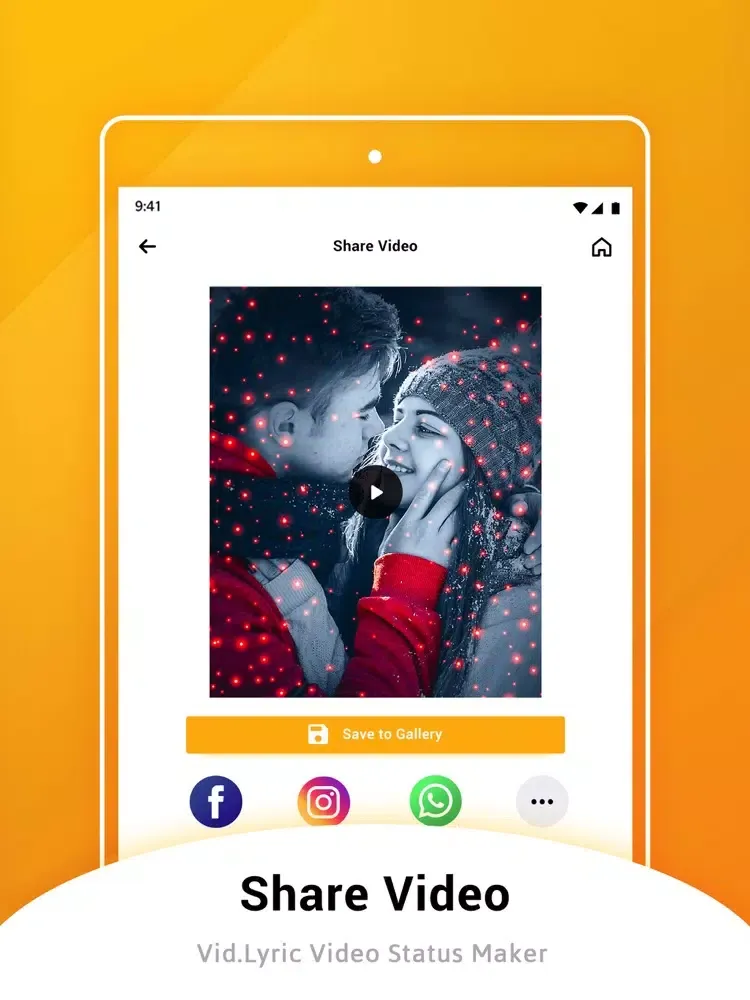 Capturas de pantalla de Vid.Lyric - Status Video Maker iPad 