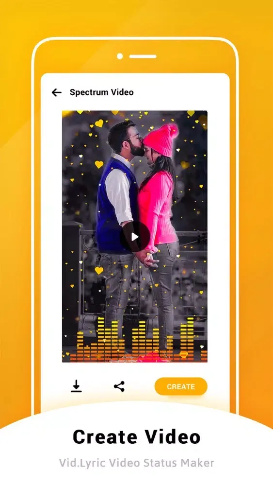 Capturas de pantalla de Vid.Lyric - Status Video Maker