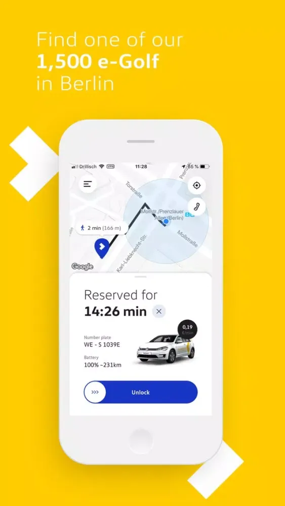 WeShare Car Sharing 스크린샷