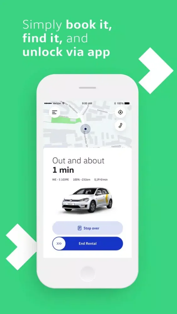 WeShare Car Sharing 스크린샷