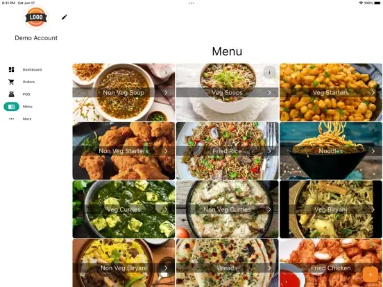 صور octopusCo POS & Digital Menus iPad 