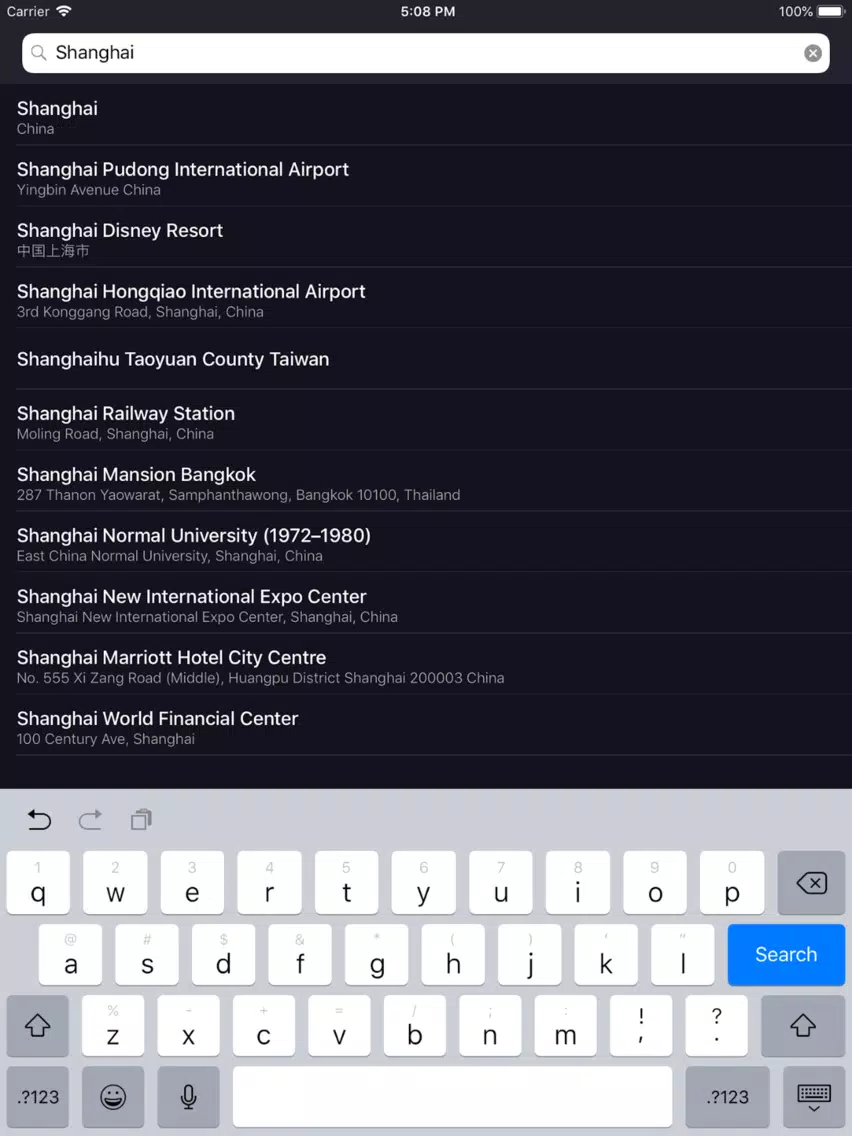 goWeather - World forecast iPad 应用截图