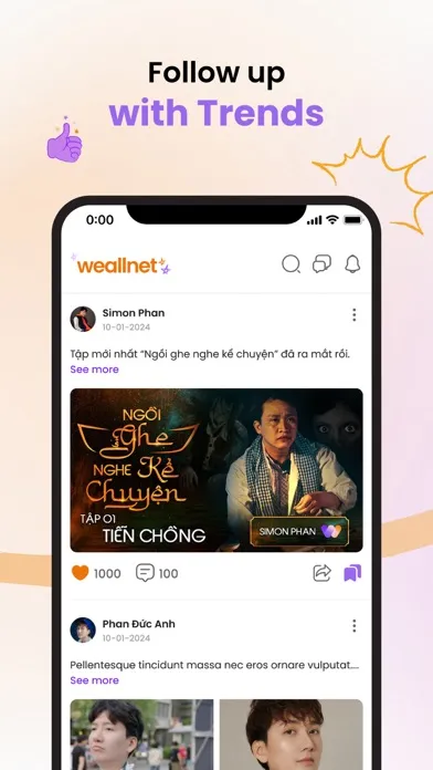 WEALLNET: CREATIVE NETWORK Screenshots