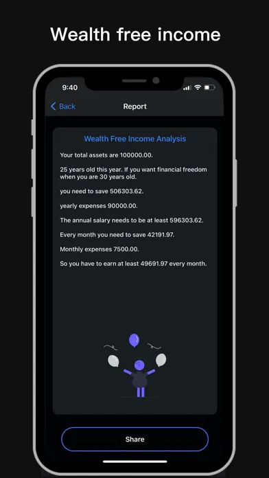 Wealth Calculator Pro স্ক্রিনশট
