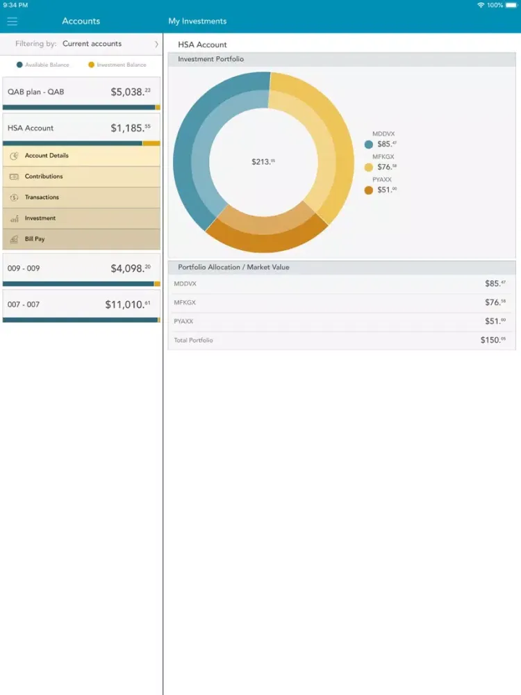 Скриншоты myameriflex App iPad 