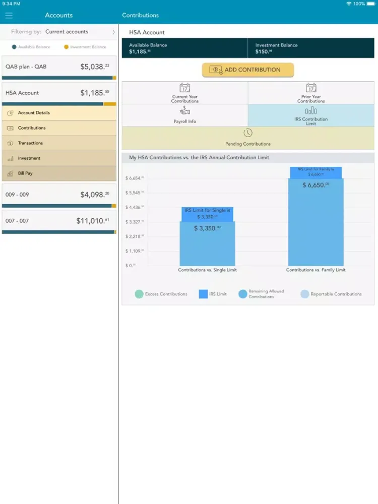 Скриншоты myameriflex App iPad 
