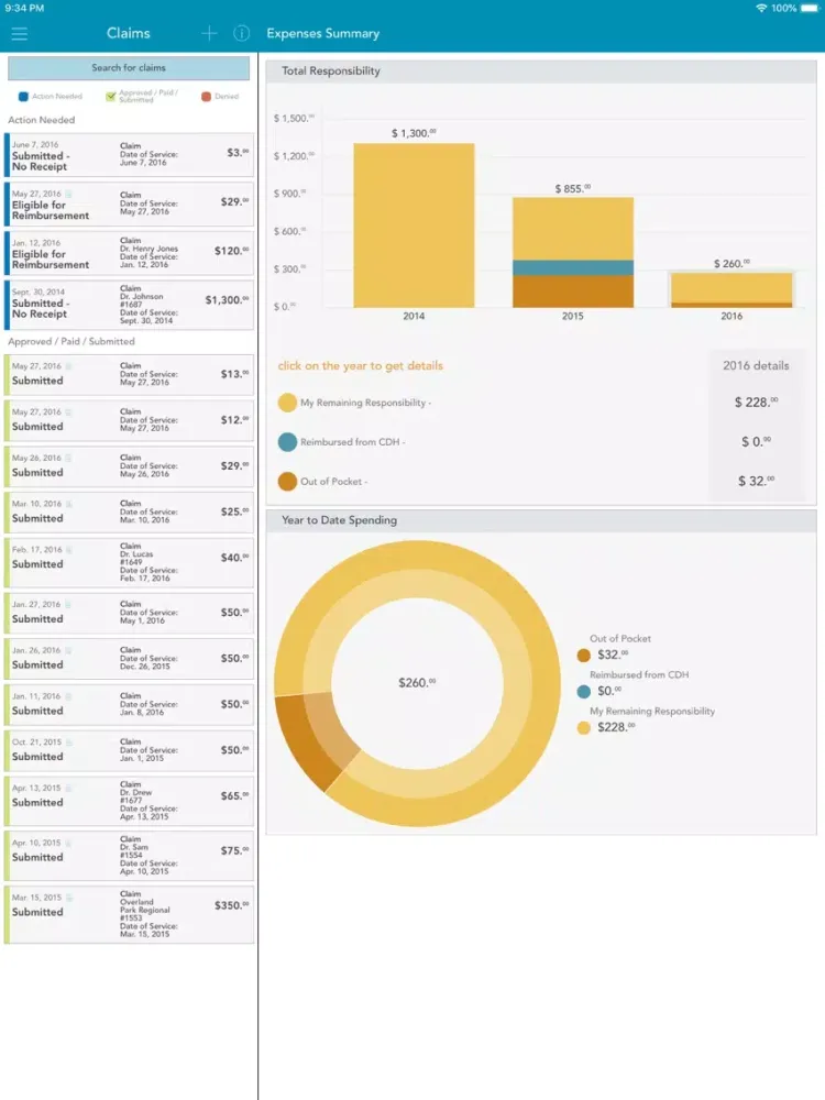Скриншоты myameriflex App iPad 
