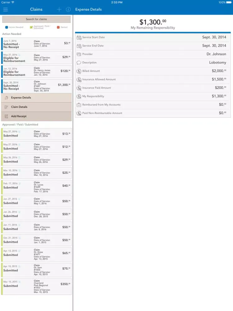 Arcadia Benefits Group Mobile iPad  Screenshots