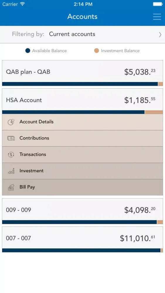 Arcadia Benefits Group Mobile Screenshots