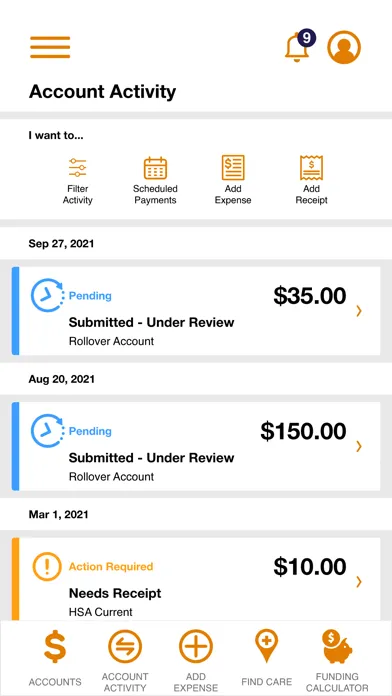 Скриншоты AvidiaHealth HSA