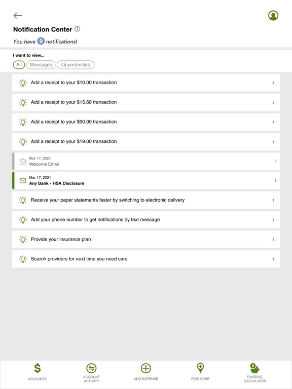 E Benefits Mobile iPad  Screenshots